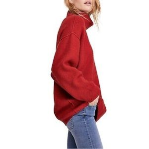 Free People Softly Structured Tunic in Brick Red